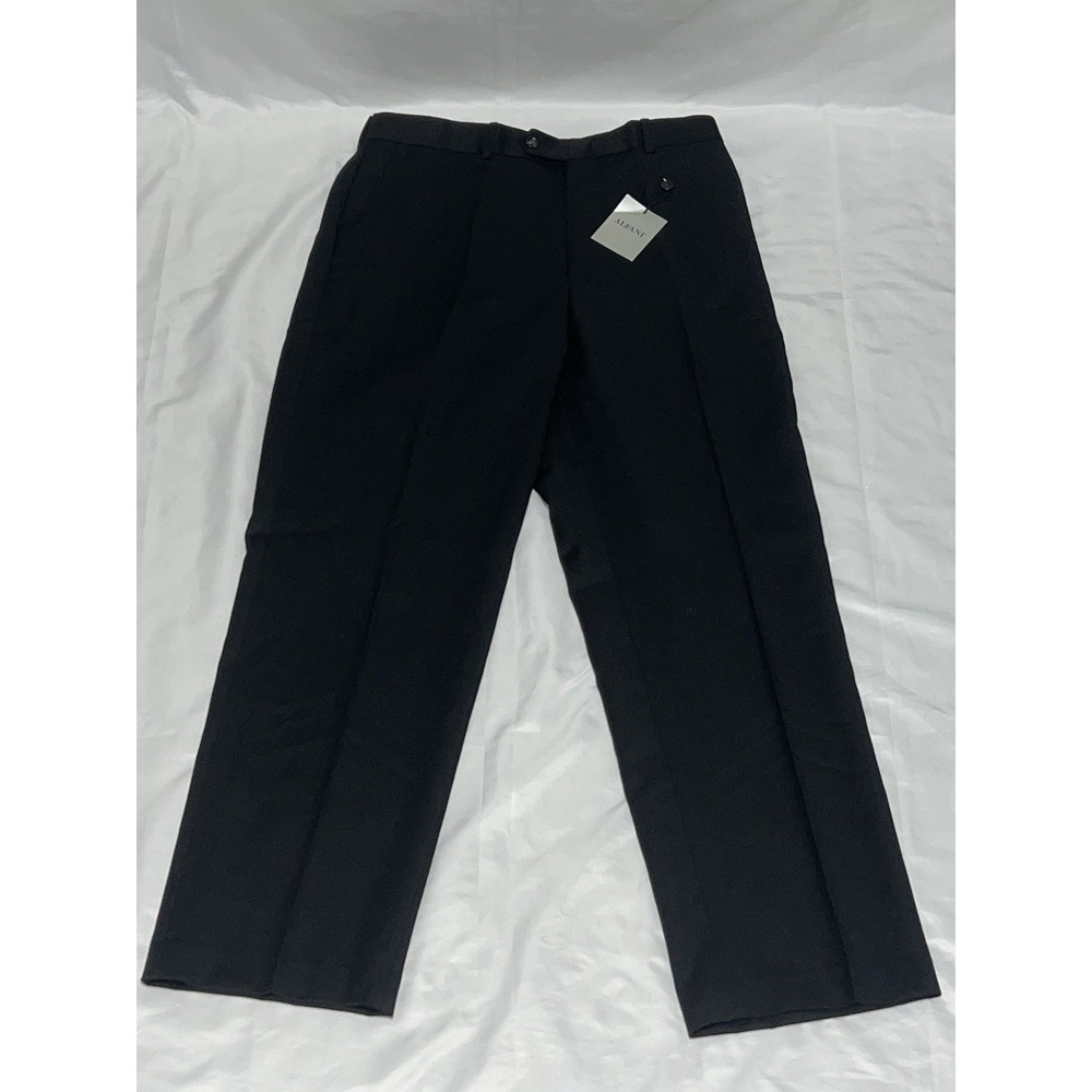 Alfani Med Gray Slim Fit‎ Stretch Dress Pants 34x30 Woolmark NWT 110